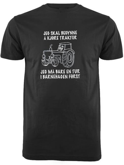 Hovedbilde JEG SKAL KJØRE TRAKTOR T-SKJORTE