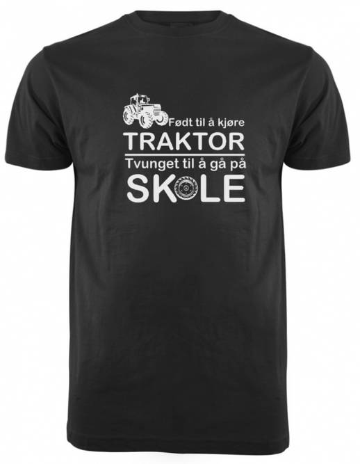 Hovedbilde FØDT TIL Å KJØRE TRAKTOR - T-skjorte 