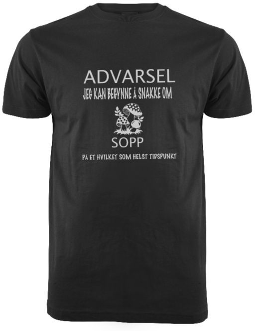 Hovedbilde ADVARSEL SOPP T-SKJORTE