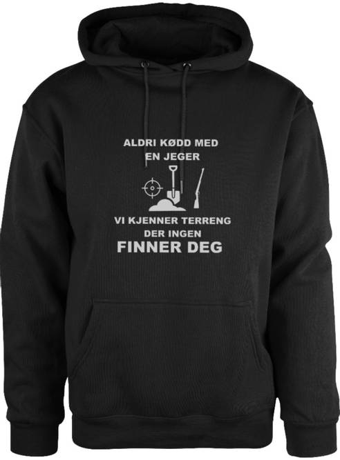 Hovedbilde ALDRI KØDD MED EN JEGER - HETTEGENSER